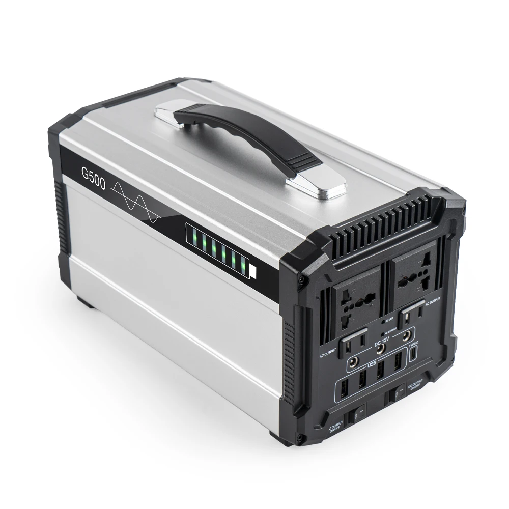 

500W Standby power supply Portable Energy Storage Lithium Battery 444Wh Backup Solar Generator Home Power Station