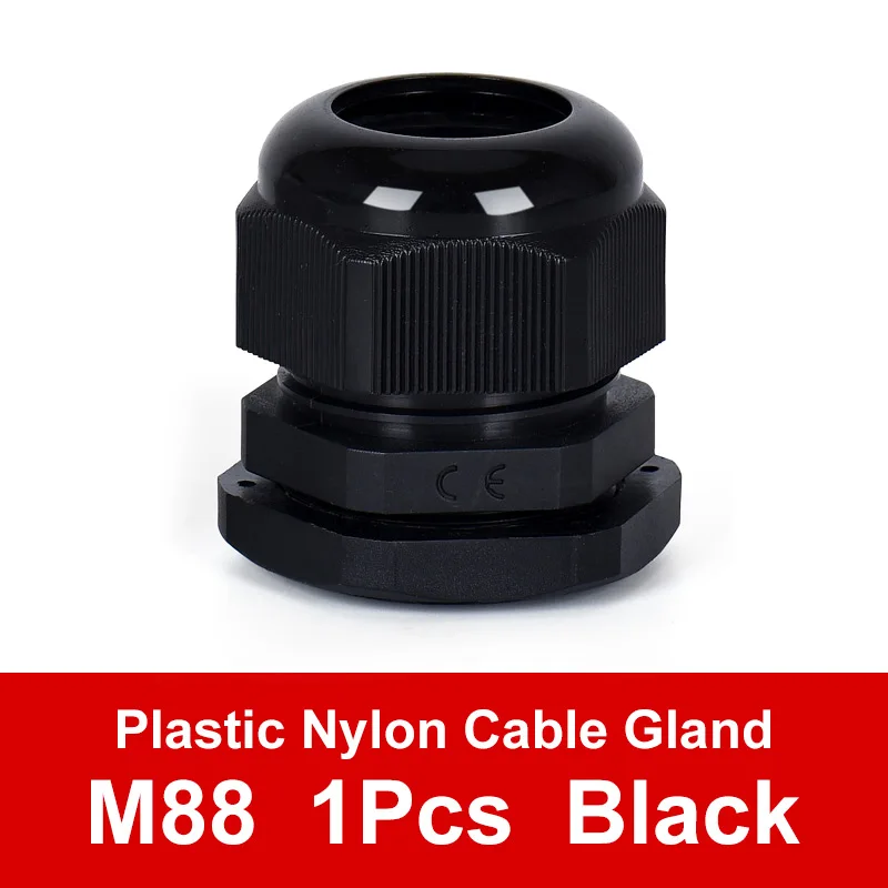 Кабельная Входная втулка M72 M75 M80 M88 M100 нейлоновая пластиковая проволока glanding IP68 водонепроницаемый большой головной разъем Метрическая стандартная резьба
