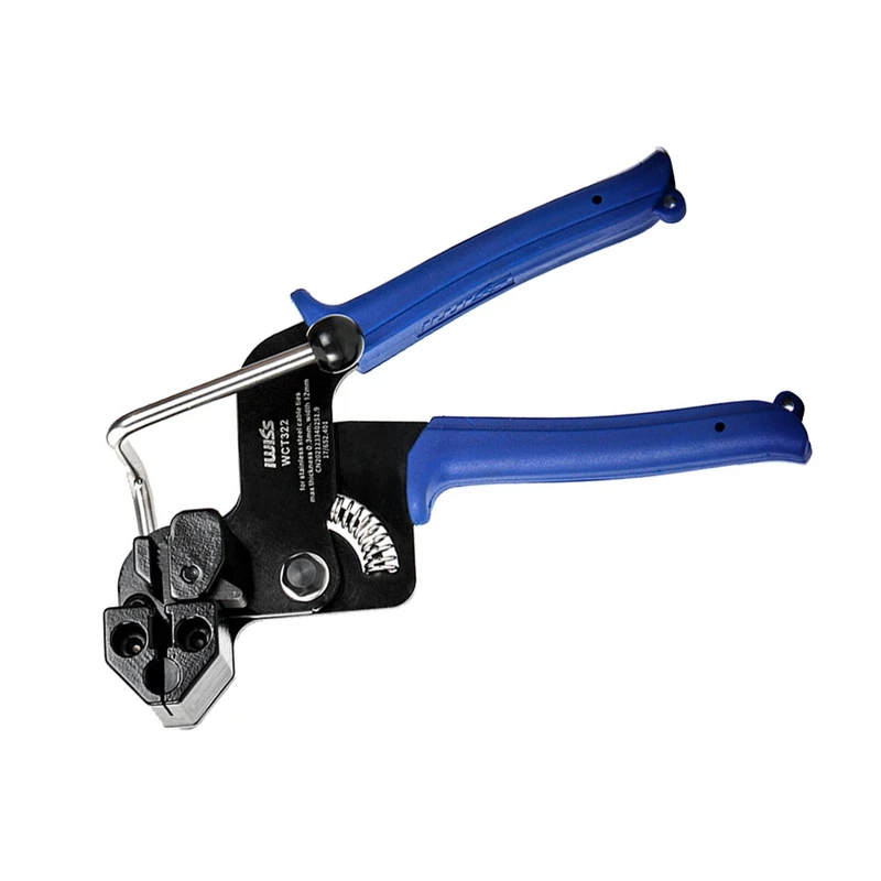 

IWISS 304 Stainless Steel Cable Tie Pliers WCT-322 Self-Locking Self-Locking Steel Cable Tie Tightener Replacement