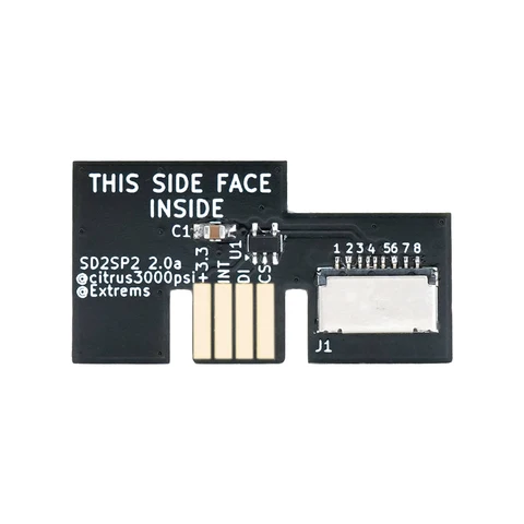 Адаптер SD-карты SD2SP2 V2.0 TF для Gamecube Serial Port 2,ładowarka Sdloader Smooth Fmv без Lag Низкое использование процессора