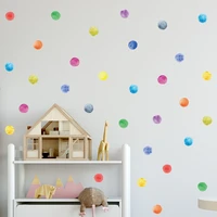 polka dots planets wall stickers for girls kids room home cartoon decor baby nursery room decoration living bedroom decals art
