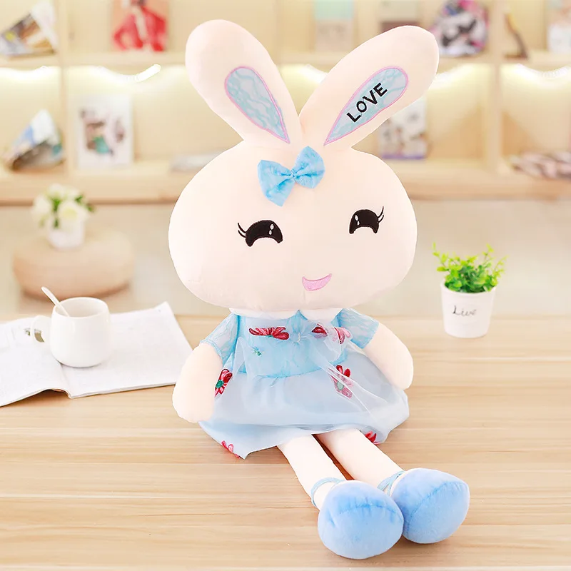 

Rabbit Plush Toy Kawaii Flower Fairy Skirt Rabbit Plushie Doll Soft Stuffed Animal Pillow Decor Children Toy Birthday Gift