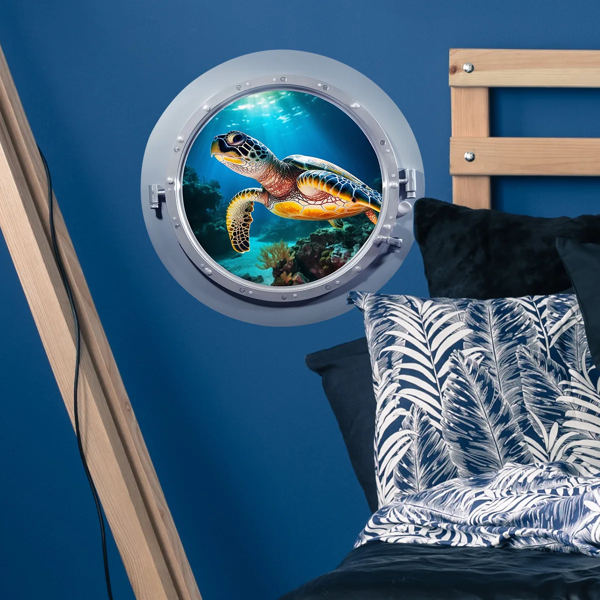 Наклейки на стену в виде подводной рыбы новые наклейки из ПВХ для ванной комнаты