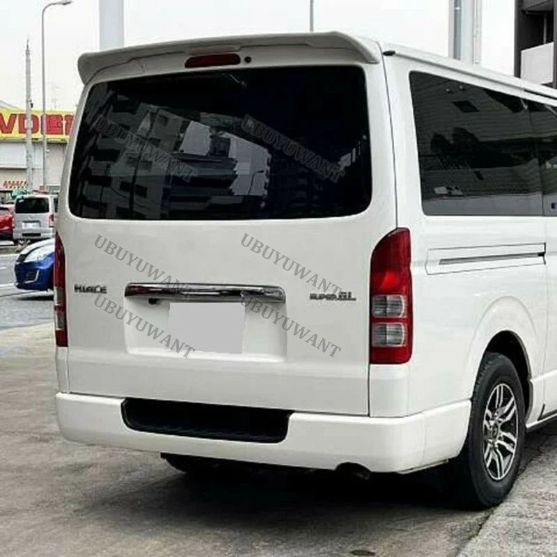 Фото Для Toyota Hiace 2005-2018: Спойлер на багажник из ABS-пластика, заднее антикрыло, декоративная накладка, легко устанавливается, автомобильные аксессуары №3