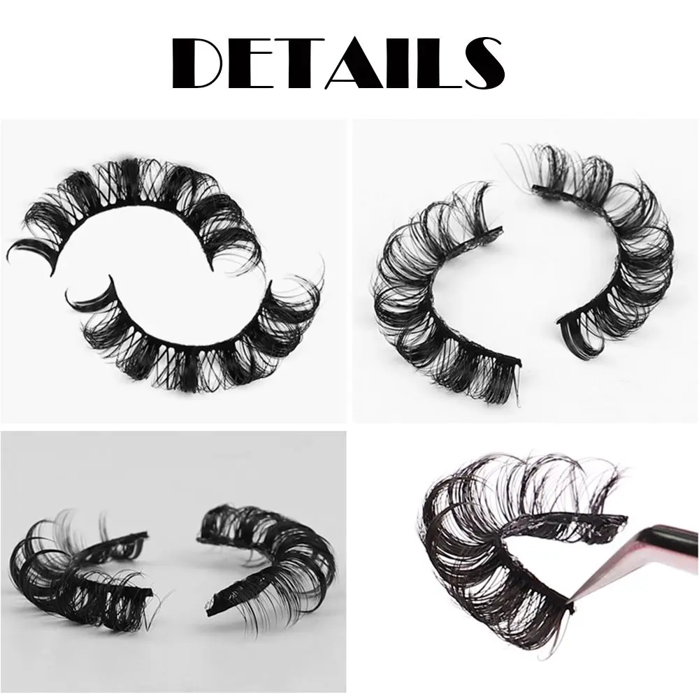 10 пар многоразовые Объемные Накладные ресницы из меха норки |