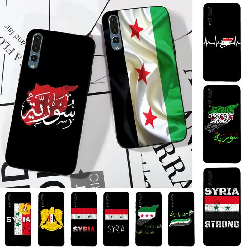 

Syria Flag Phone Case for Huawei P30 40 20 10 8 9 lite pro plus Psmart2019