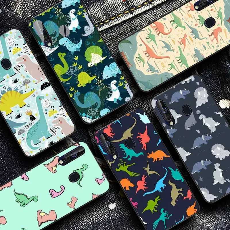 

cartoon Dinosaur Phone Case for Samsung A51 01 50 71 21S 70 31 40 30 10 20 S E 11 91 A7 A8 2018