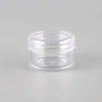 10pcslot 5g empty plastic makeup nail art bead storage container portable cosmetic cream jar pot box round bottle