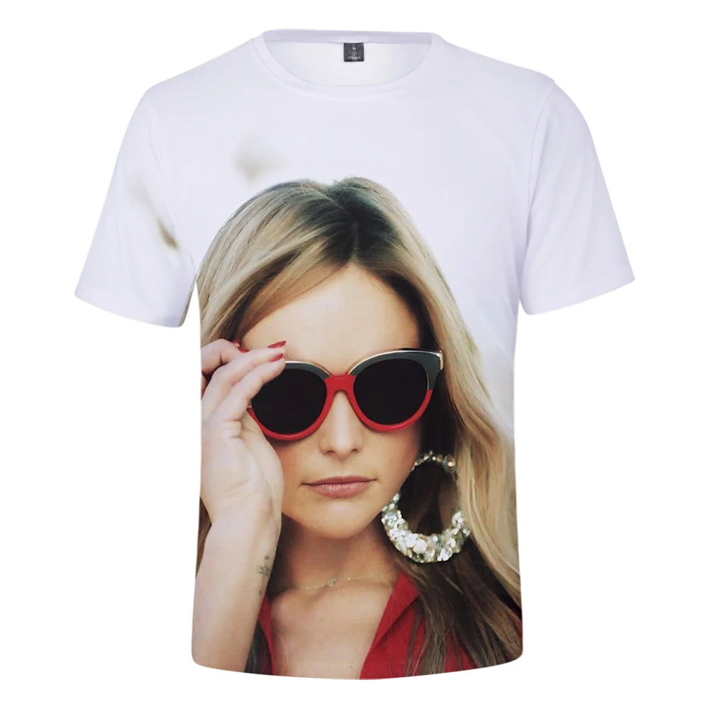 

New Fashion Miranda Lambert 3D t-shirts Aikooki printed round neck popular short t-shirt round neck short-sleeved T-shirt cool