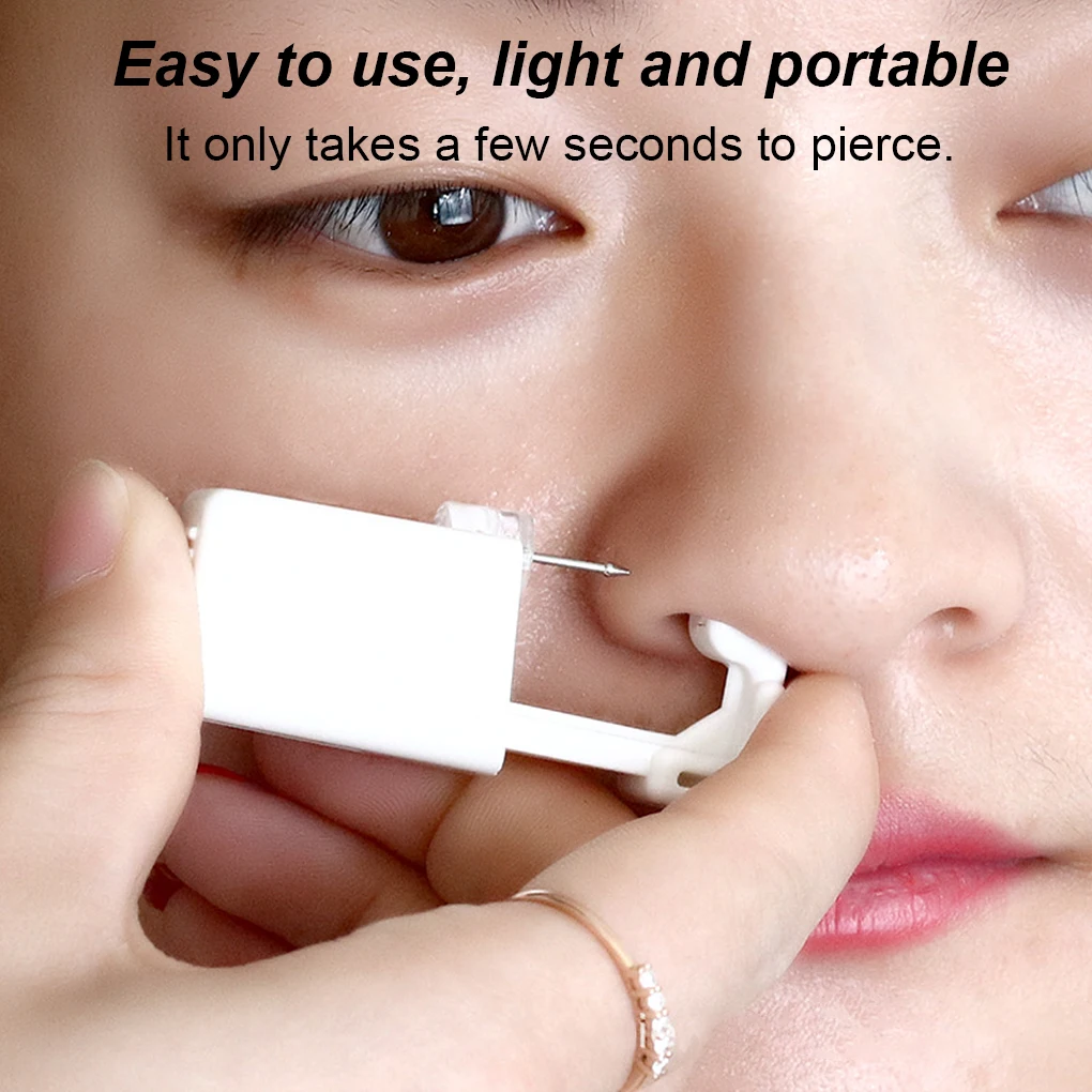 

Earlobe Nose Piercing Tool Disposable Second-generation Ear Piercers, Styles Optional, Slight Pain Ear Piercing