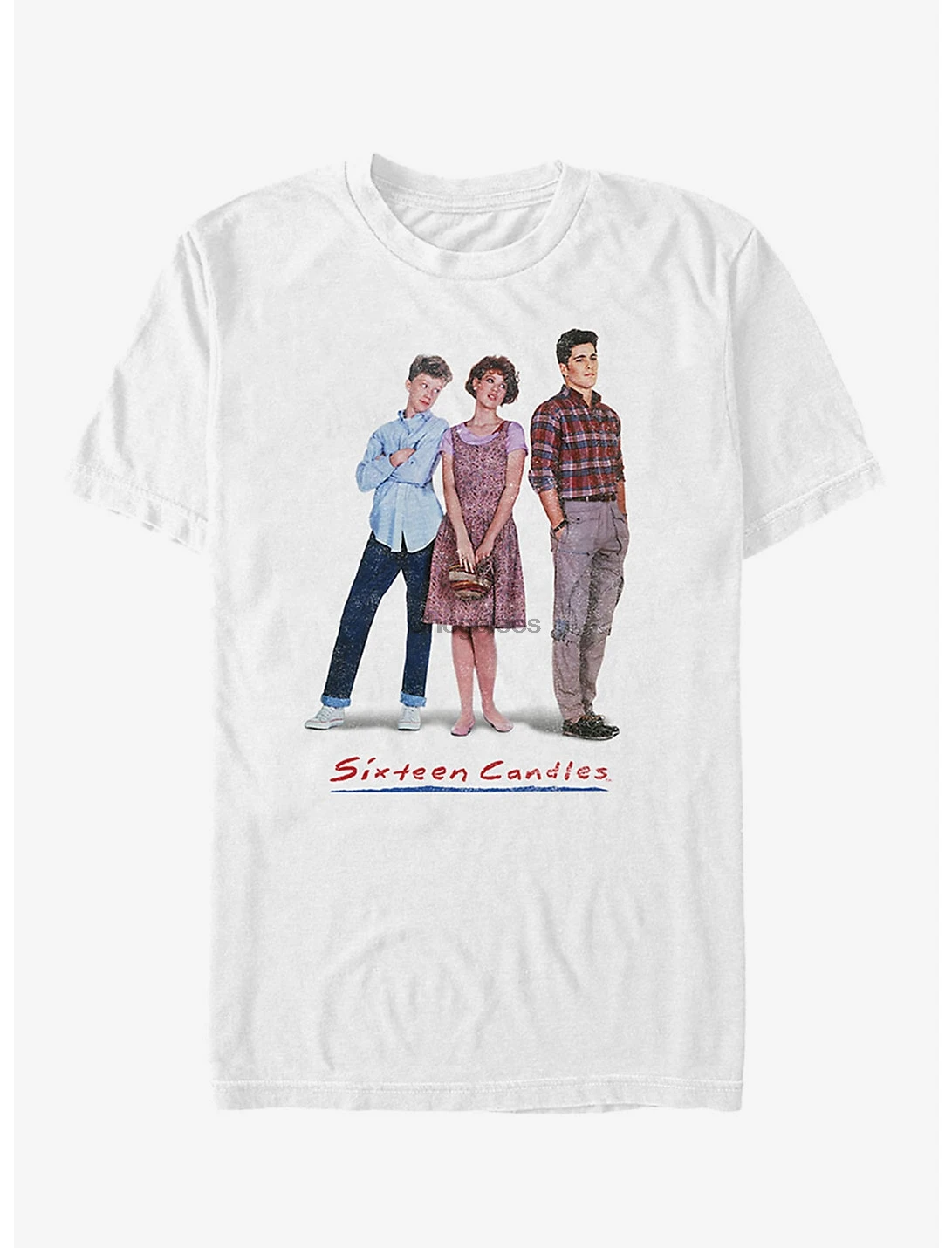 Классический постер из фильма Шестнадцать свечей белая футболка hi-res | Футболки