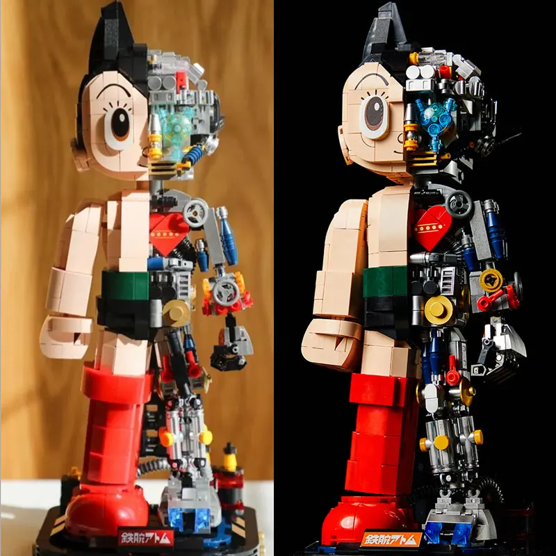 Пантази 86203 Астро мальчик кирпич механик получистая версия строительный блок