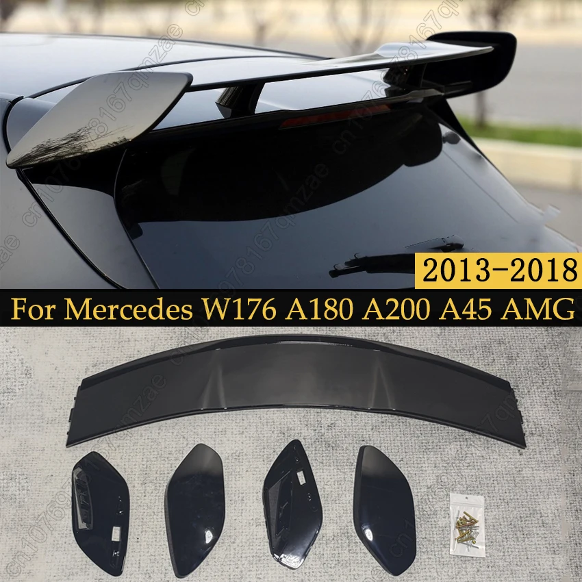 Задний спойлер багажника на крышу для Mercedes Benz A Class W176 A180 A200 A250 A260 A45 AMG 2013-2018