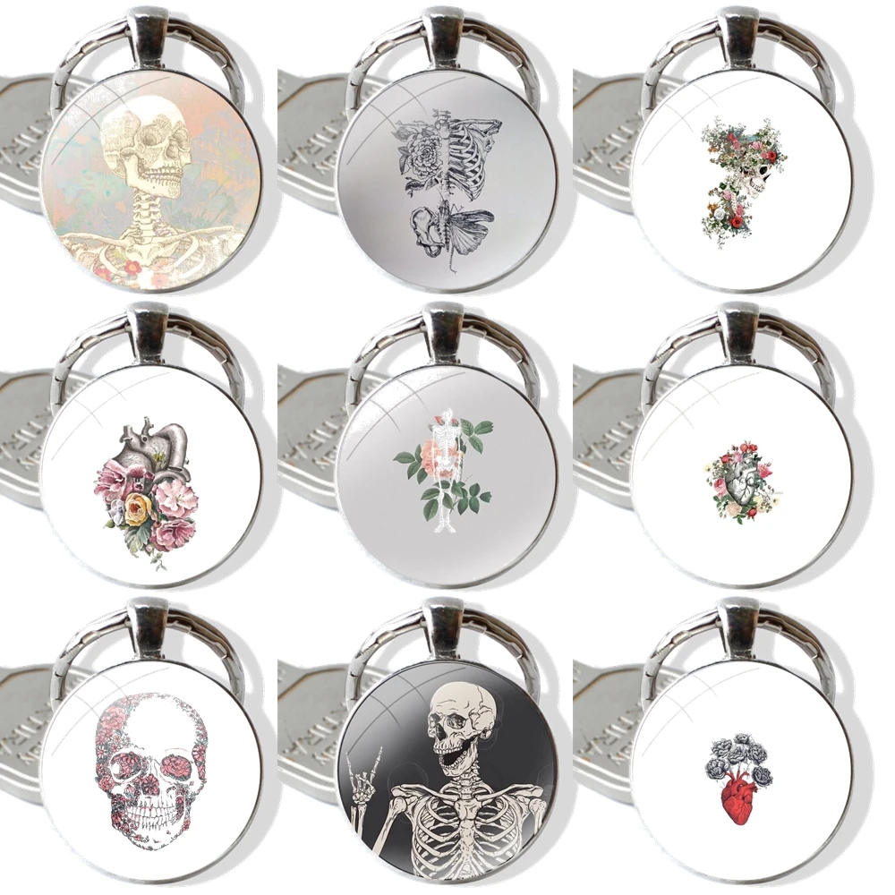 Женский брелок для ключей с кольцом-подвеской