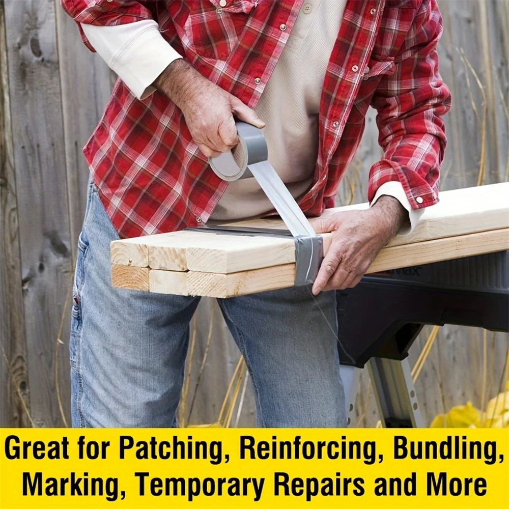 3-рулонная Сверхпрочная Серебряная Клейкая Лента Многофункциональная Ремонтная