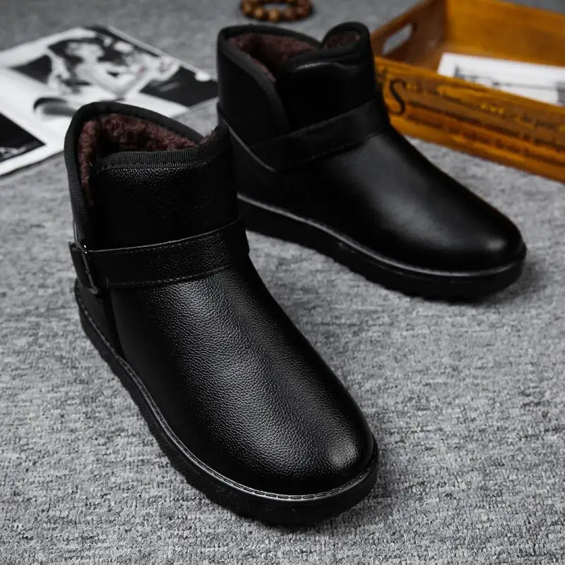 

Men's Snow Boots Men's Winter UGG Men's Shoes Men's Winter Warm Fleece-Lined Men's Bread Shoes Cotton-Padded Shoes Men