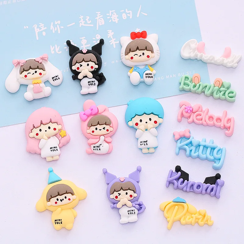 5 шт. miniso милое платье sanrio uo boy мультяшная модель для рукоделия материалы