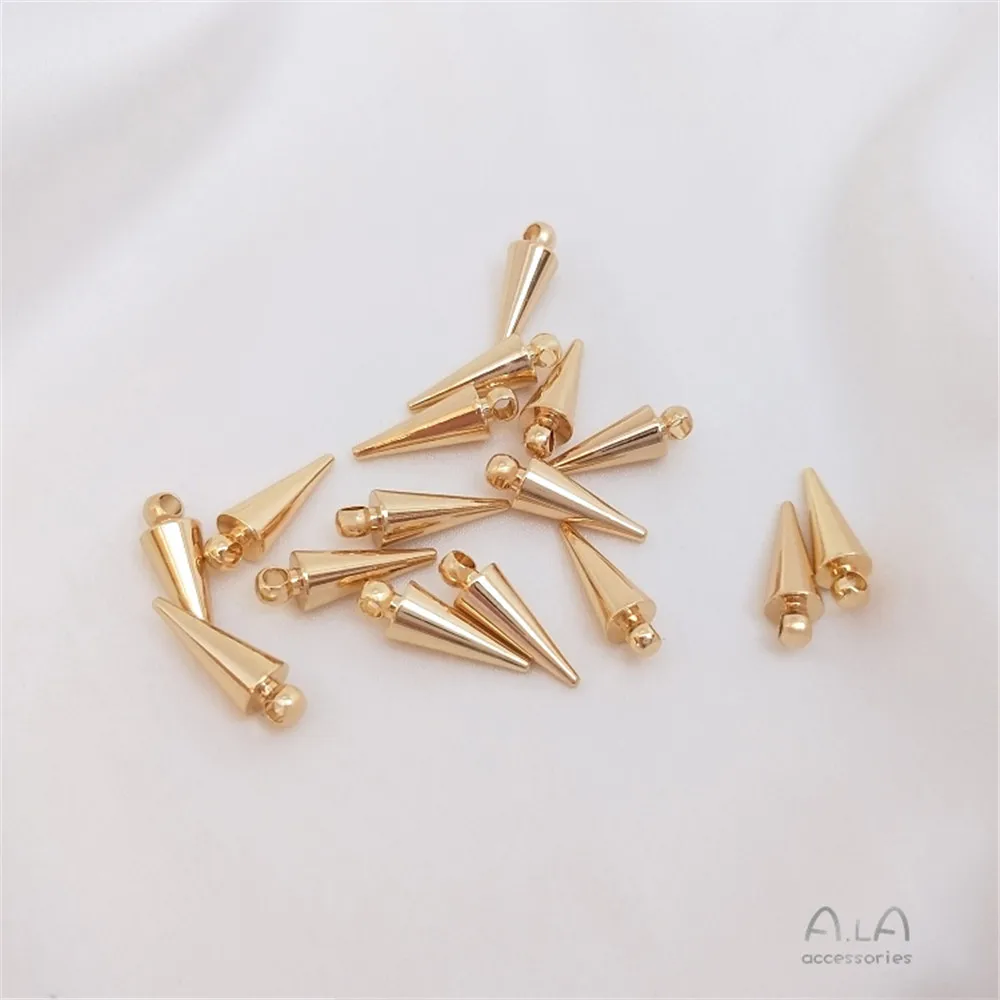 

14K Gold Copper plated gold tip pendant diy earrings earrings pendant accessories material