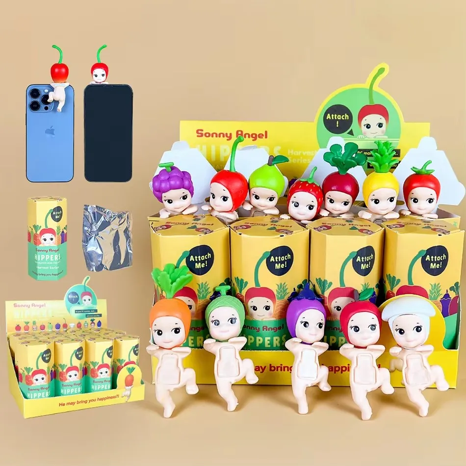 Sonny Angel Blind Box 20th Anniversary hippers looking back Fruit And Vegetable Anime Figures Ornaments Dolls Fans Children Gift