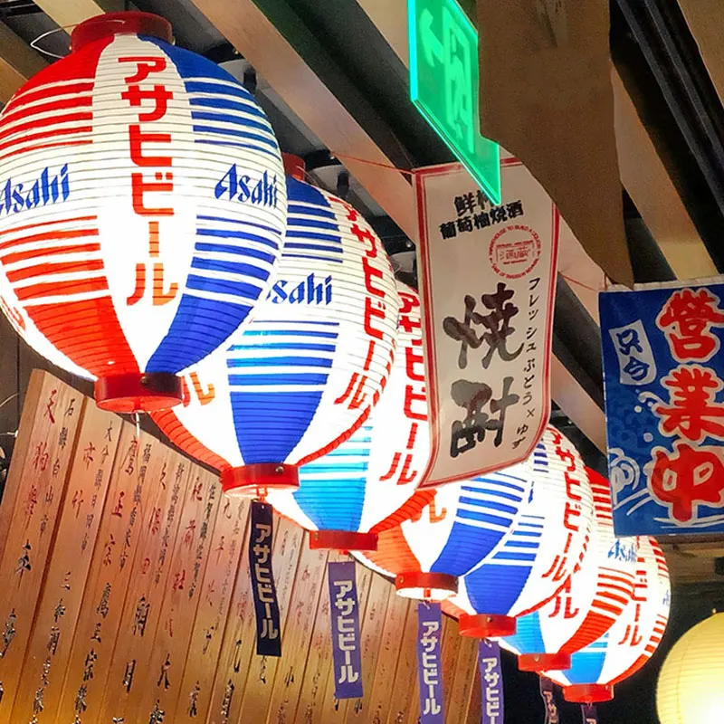 Фонарики в японском стиле ПВХ водонепроницаемые Саке Изакая Суши Лапша