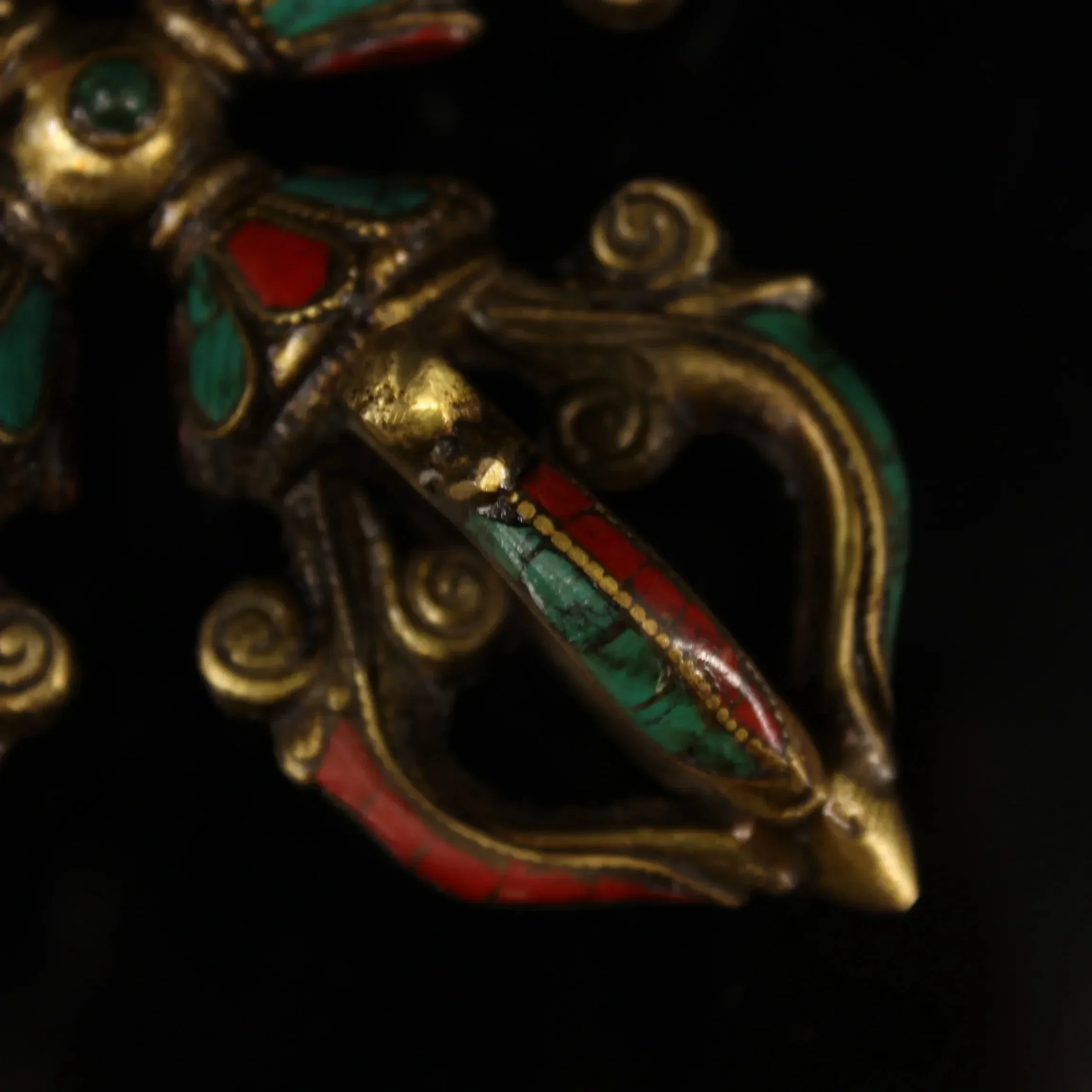 Тибетский эзотерический крест Dorje Demon, украшение для товкача (art.: 3920cdccd978e) - 3920cdccd978e
