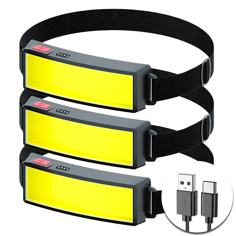 

Rechargeable Headlights Battery New Built-in Outdoor 1200mah Headlamp Household Head With Portable Lamp Flashlight