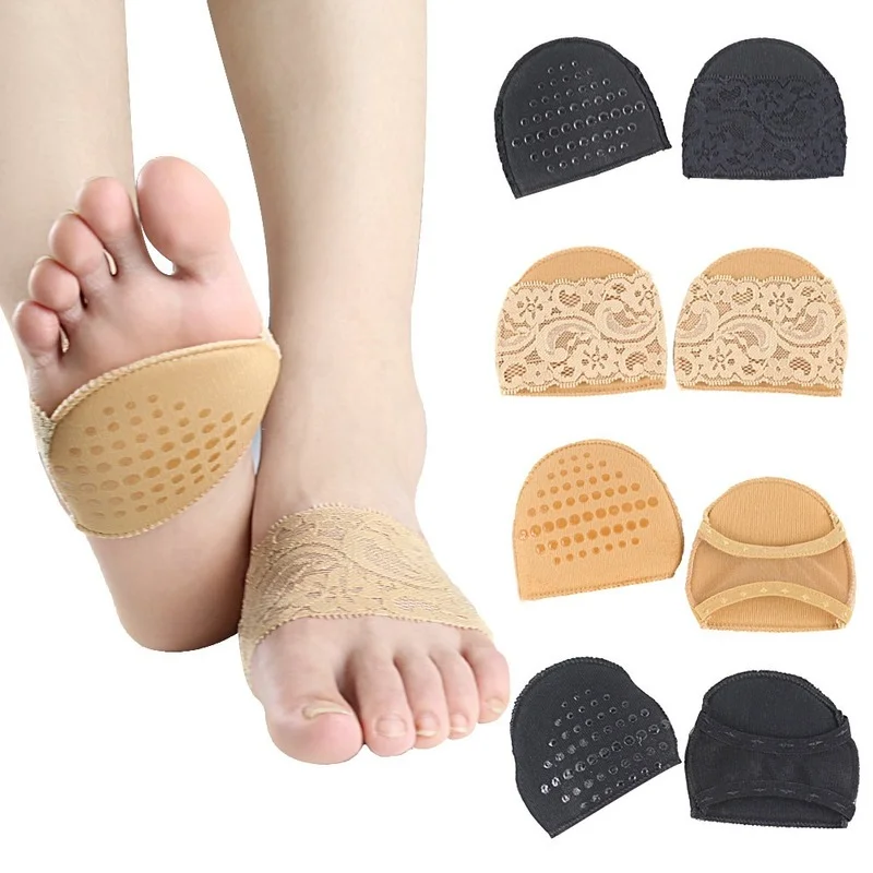 

High Heel Soft Insert Anti-Slip Foot 1 Pair Forefoot Insoles Shoes Pads Women Shoes Insert Insoles Protection Pain Relief