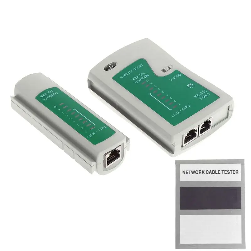 

Professional Networking Testing RJ45 RJ11 CAT5 UTP LAN Cable Tester Tool