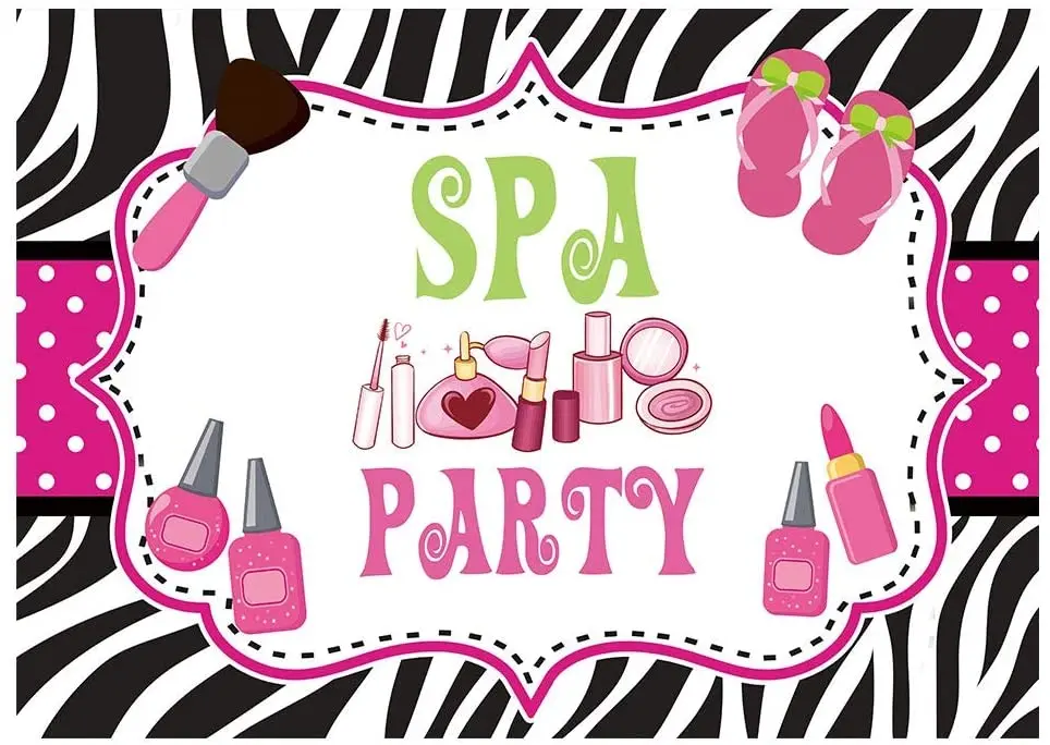 

Makeup Birthday Party Valentine's Day Party Photography Background Despicable Girl Makeup Spa Cosmetics Girl Banner Pink Makeup