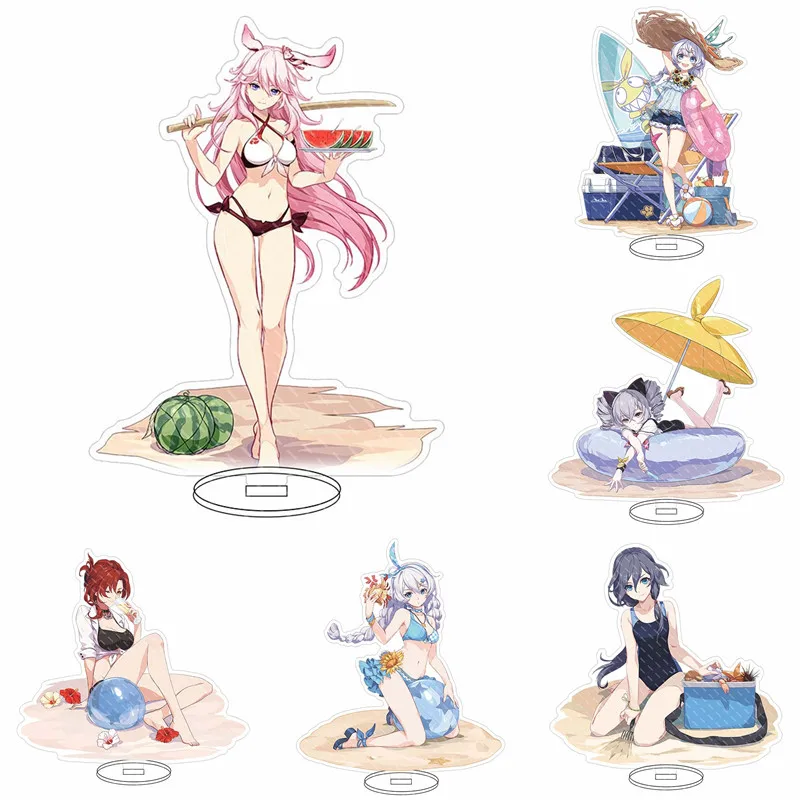 

Role Play Anime Games Honkai Impact 3 Cosplay Kiana Yae Sakura Acrylic Standing Statues Model Decoration Characters Toy