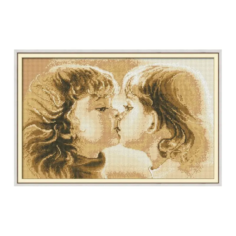 

67JE Kiss Набор для вышивки крестиком своими руками