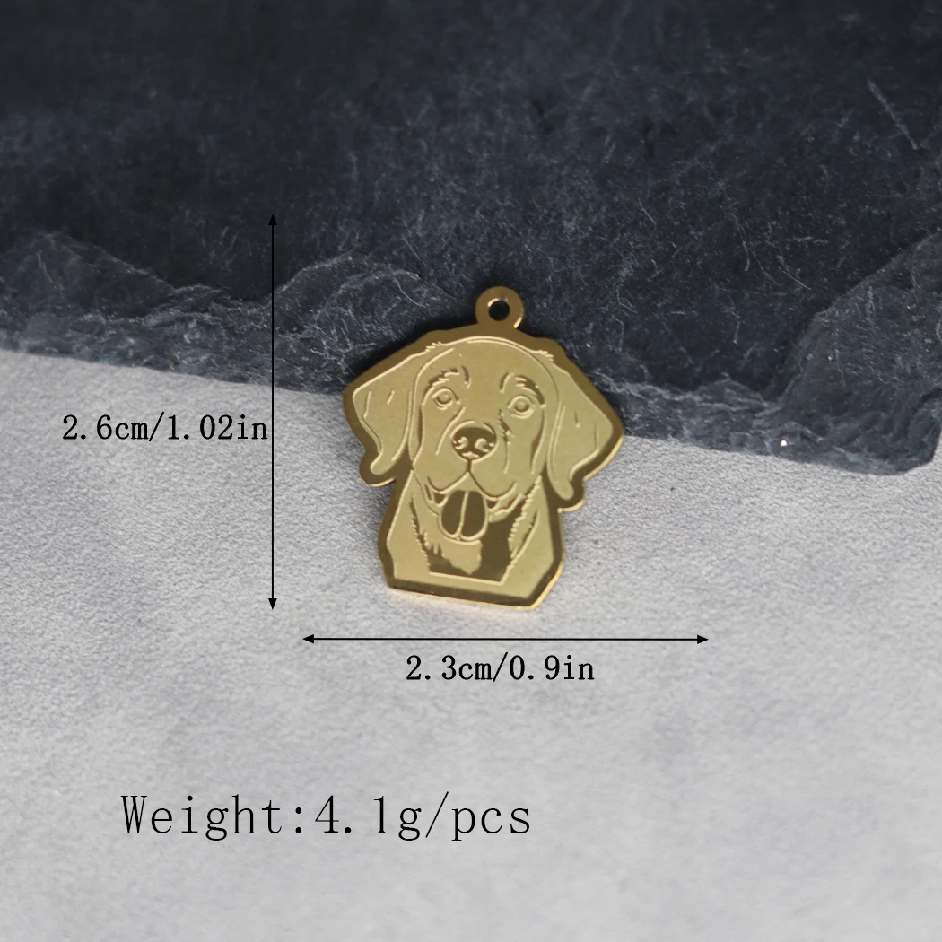 2 шт. очаровательное ожерелье из лабрадора-ретривера для женщин и мужчин