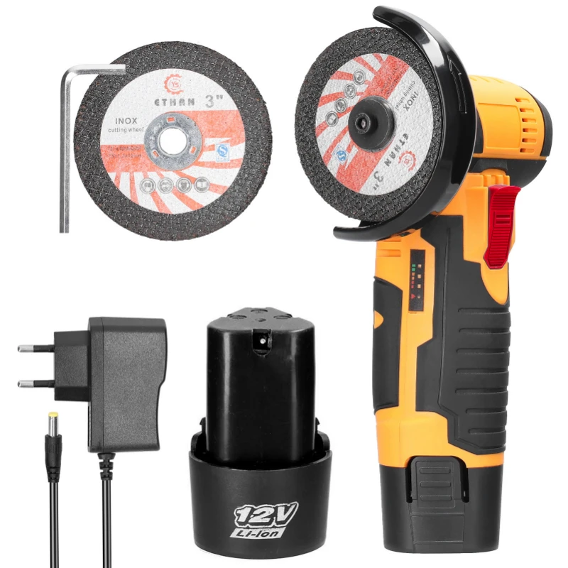 Беспроводная угловая шлифовальная машина перезаряжаемый шлифовальный