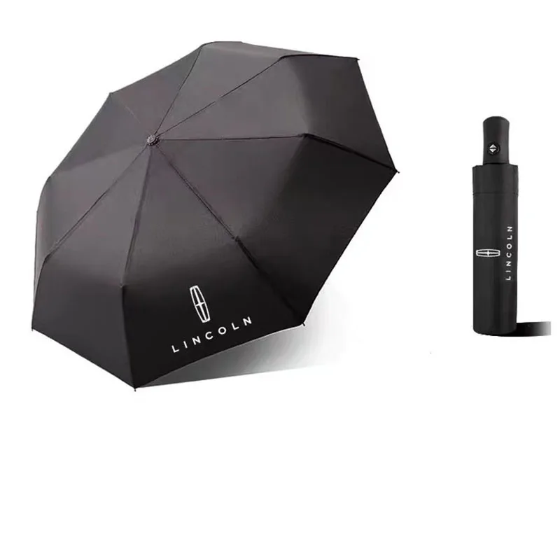 

Portable Umbrella Fully-Automatic Umbrella Rain Gift Parasol Travel Car Umbrella For Lincoln MKC MKZ MKX MKT KS Nautilus Aviator