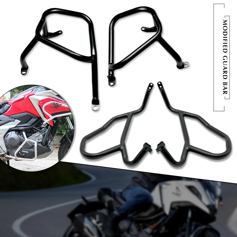 

New For HONDA NC750X NC 750X DCT 2021-2023 2022 Motorcycle Upper Lower Crash Bar Frame Engine Protection Guard Bumper Protector