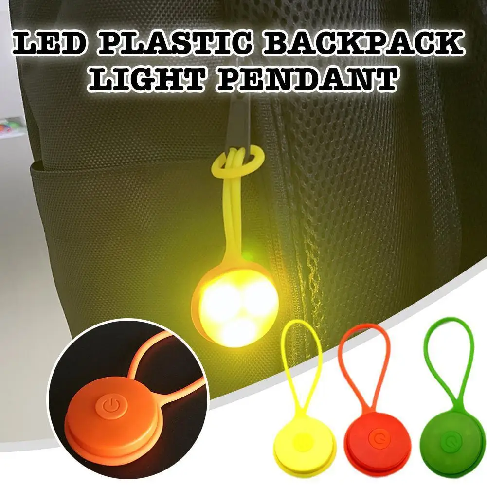 

Fashion Mini Bicycle Light For Night Riding Easily Silicone Backpack Bicycle Warning Lamp Rear Led Taillight For Cycling Sa E9v6