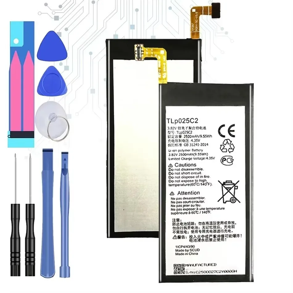 TLP025C2/TLP025C1 Сменный аккумулятор 2500 мАч для Alcatel One Touch POP 4 Plus + OT-5056D 5056D 5056A 5056W