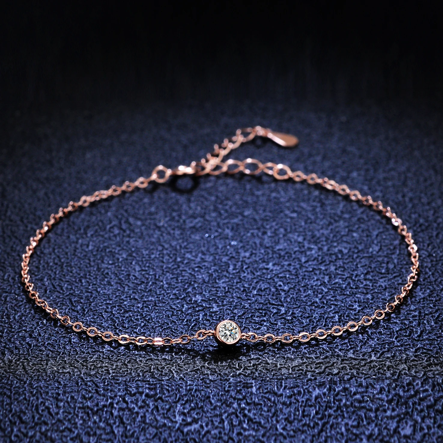 

Free Shipping Items Women Moissanite Solitaire Bracelet Charm Original And Pure 925 Sterling Silver Bracelets Luxury Jewelry