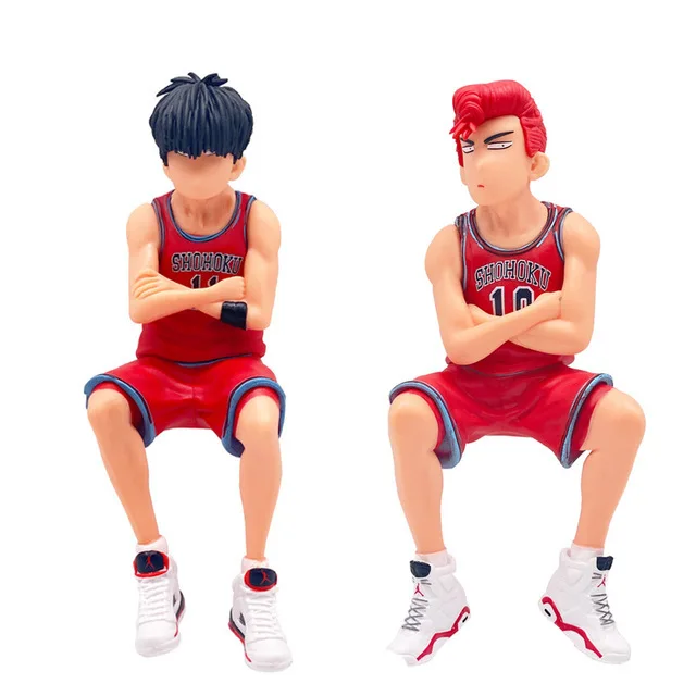 

SLAM DUNK Anime Figure Hanamichi Sakuragi Rukawa Kaede PVC Action Figure Car Ornaments Model Decoration Doll Toy Collection Gift