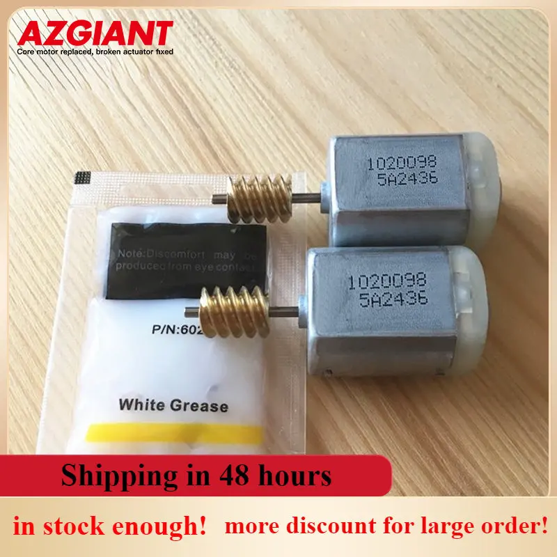 

AZGIANT 2pcs/lot Car Door Lock Motor Central Locking Motor For Ford Fusion/Mazda M3 land rover for jaguar volvo gift lubricant