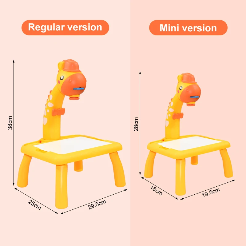 

Детский проекционный планшет для рисования Монтессори, детская книга, набор инструментов для рисования, обучающая игрушка для детей, подар...