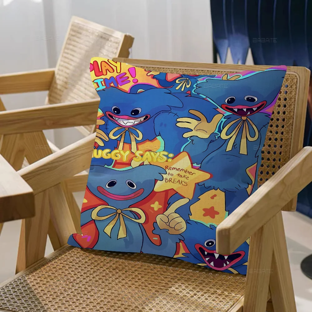 H-Huggys мультфильм W-uggy наволочка для автомобиля дивана Рождественский подарок 40x40