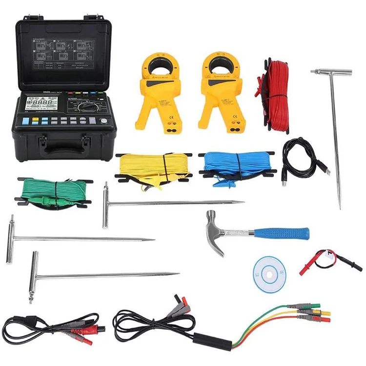 

Earth ground rod resistivity tester
