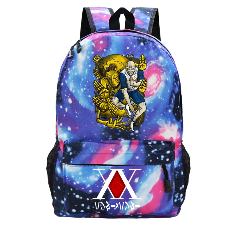 

HUNTER X HUNTER Cosplay Japan Anime Backpack Aizakku Netero School Bags for Boys Girls Students Fashion Mochila Teen Bookbags