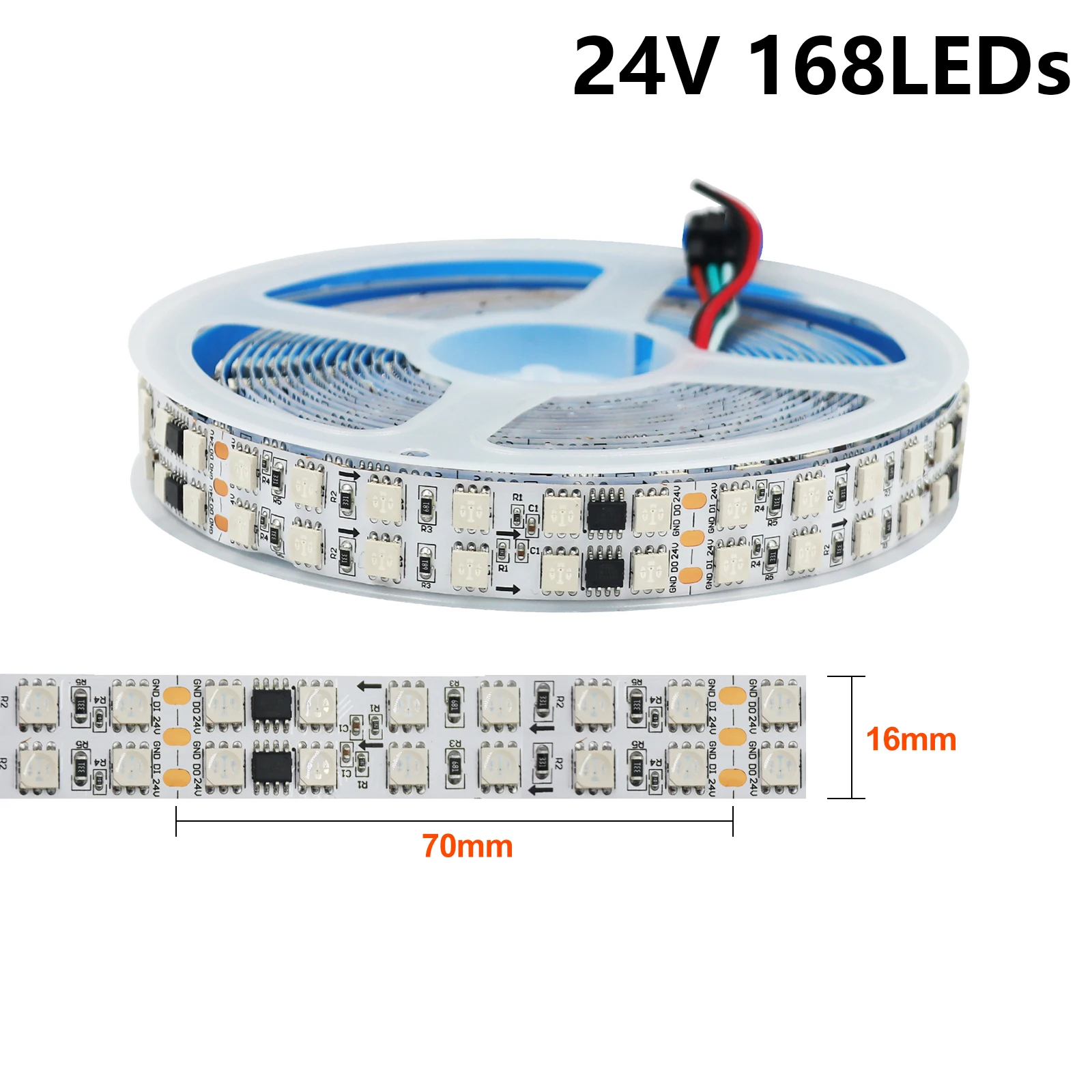

XUNATA RGBIC светодиодная лента WS2811 30/60/120/168/180 LEDs/m