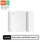 Датчик двери и окна Xiaomi 2 Mijia Smart senor обнаруживает состояние выключателя двери и окна сверхурочное Незамкнутое напоминание bluetooth 5,1