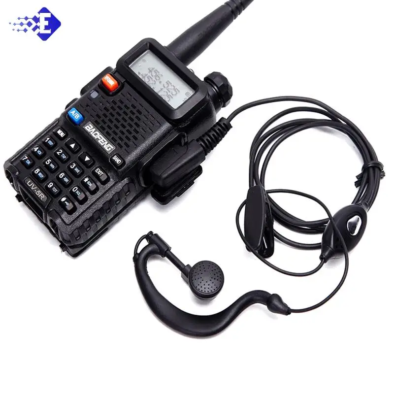 2 Pin Walkie-Talkie Headset Wired Two Way Ham Radio Earpiece Earphone For Baofeng BF-888S UV5R Walkie Talkie 992 Earwear