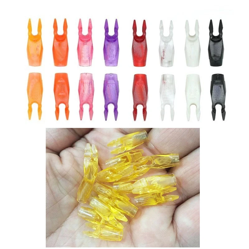 

100pcs Archery Arrow nocks No. 1 Compound Recurve Plastic nocks Hunting Shooting Accessories