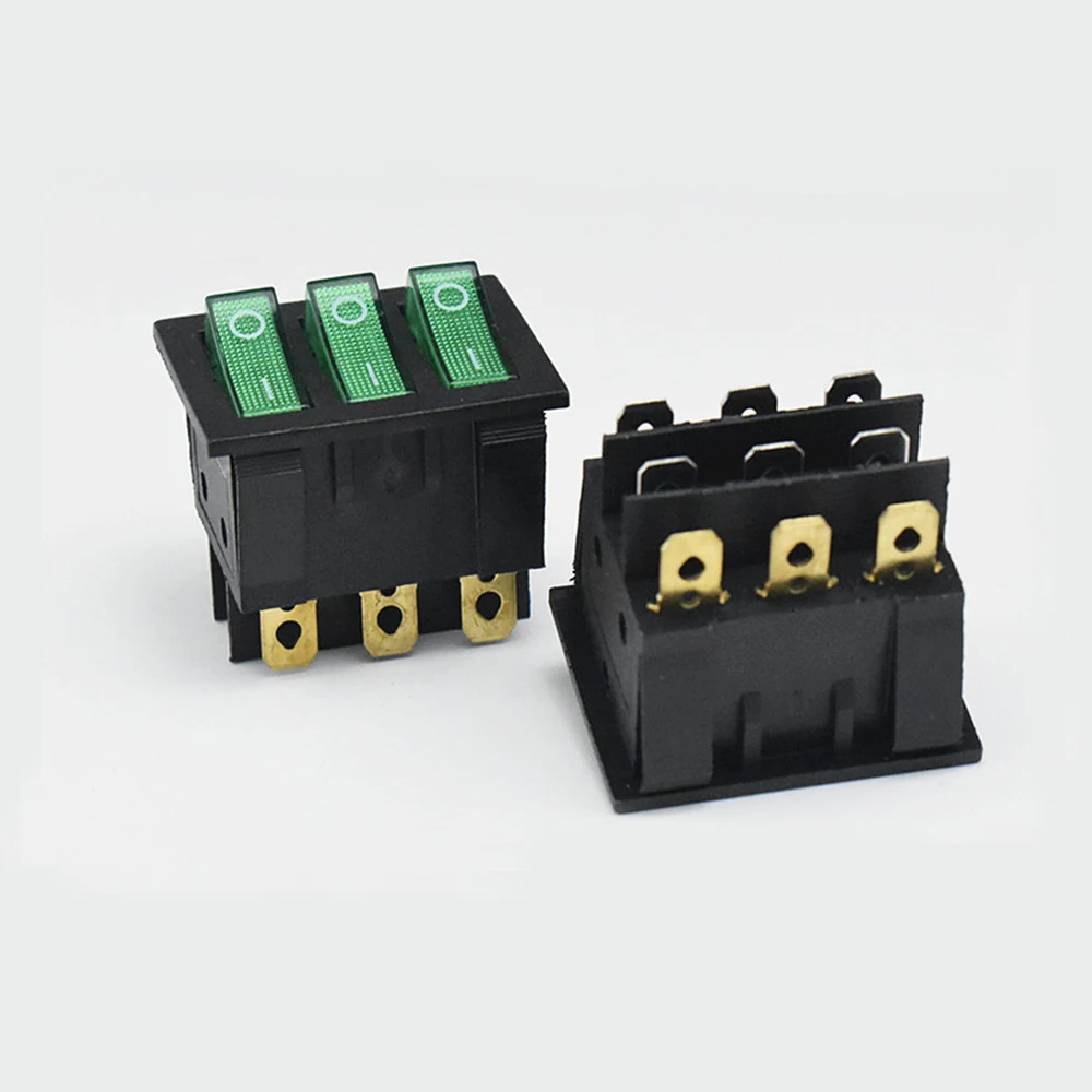 

Тумблер-переключатель с тремя портами и тройной кнопкой