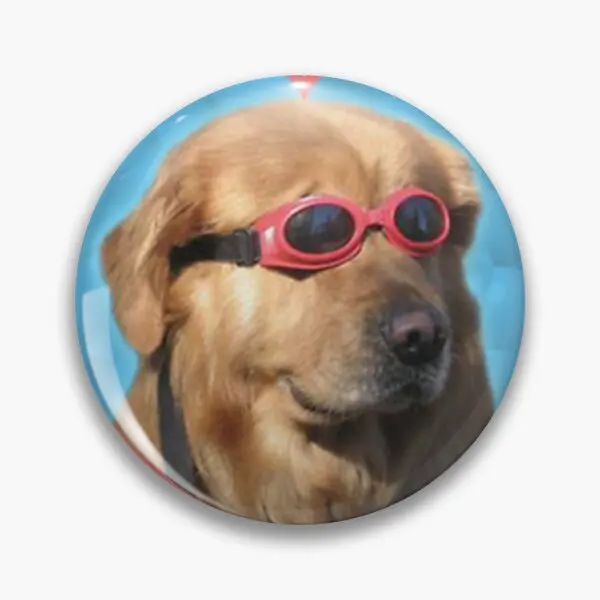 

Doggo Stickers Swimmer Dog Customizable Soft Button Pin Fashion Hat Cute Clothes Creative Decor Funny Jewelry Badge Collar